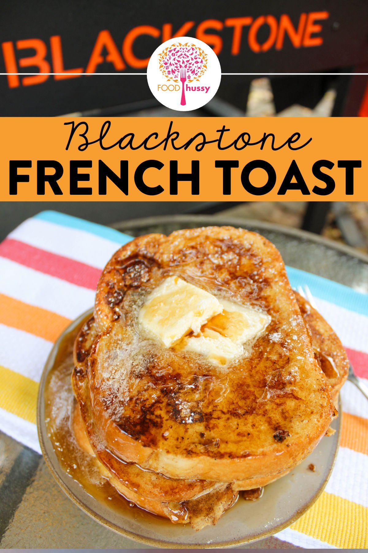 This Blackstone French Toast recipe will definitely stand out to your family! This is no ordinary French Toast - because you'll smell and taste vanilla and cinnamon in every bite! So delicious and fluffy - its my favorite! via @foodhussy
