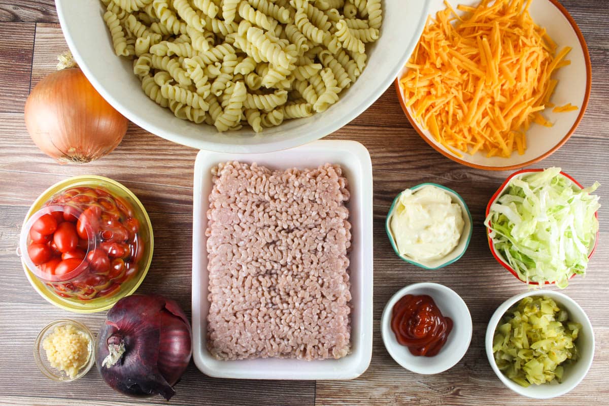 Jimmy Buffett Pasta Salad - The Food Hussy
