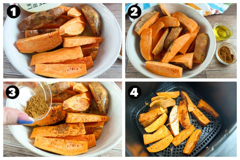 Air Fryer Sweet Potato Wedges