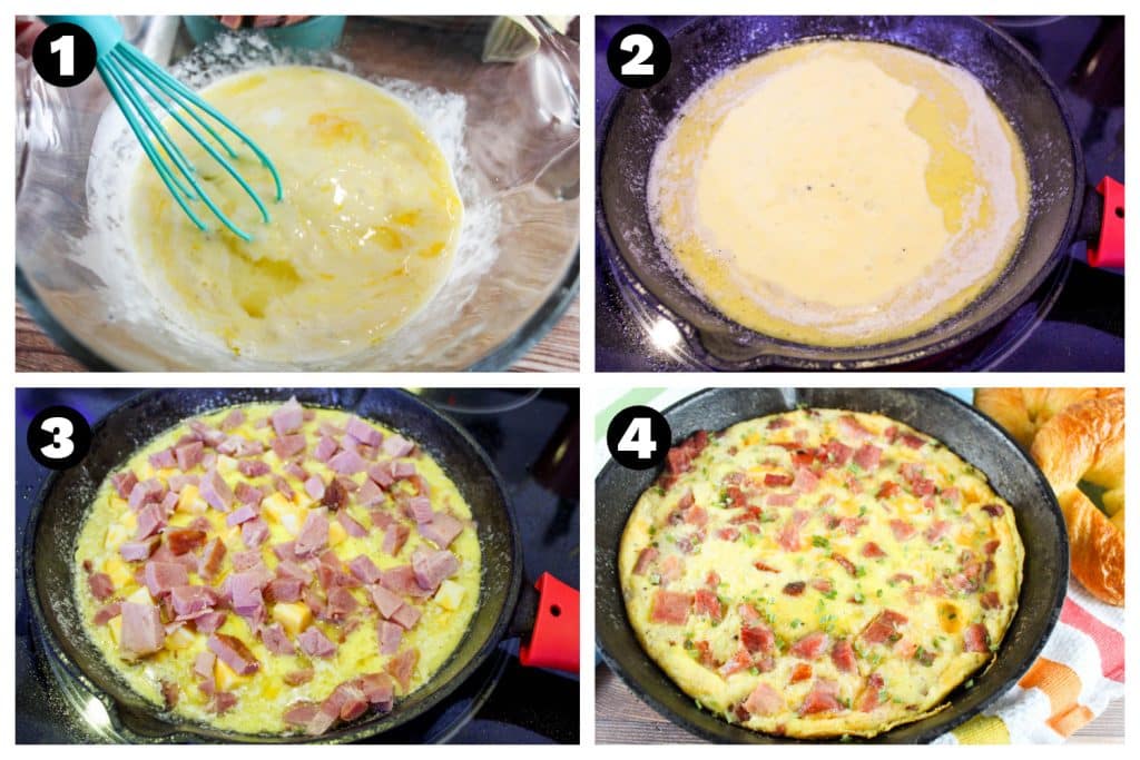 Cheese and Ham Frittata