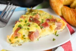 Cheese and Ham Frittata