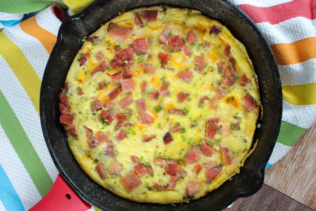 Cheese and Ham Frittata