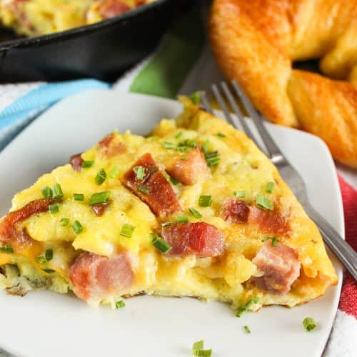 Cheese and Ham Frittata