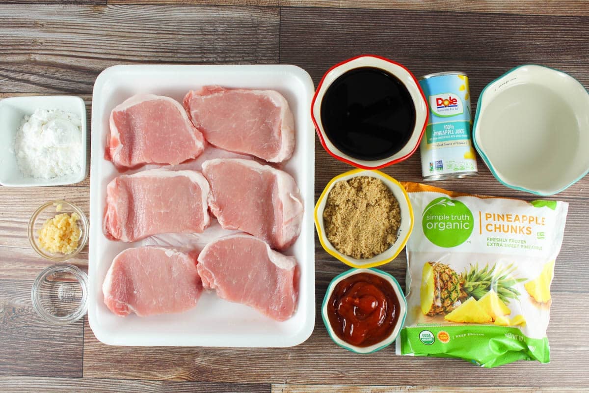 Slow Cooker Hawaiian Pork Chops The Food Hussy