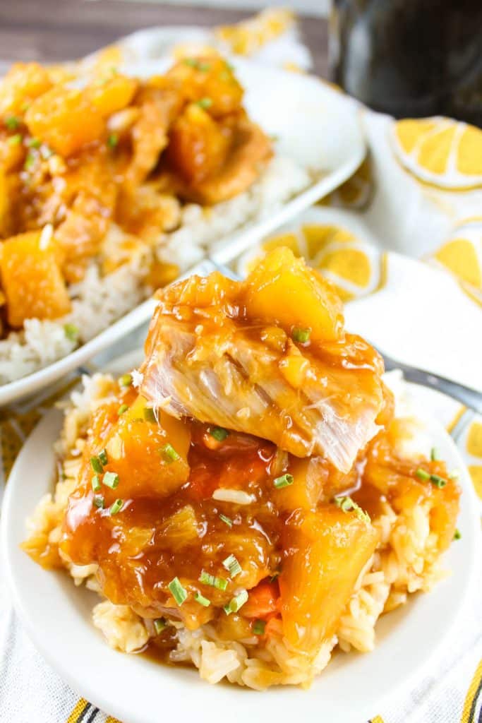 Slow Cooker Hawaiian Pork Chops