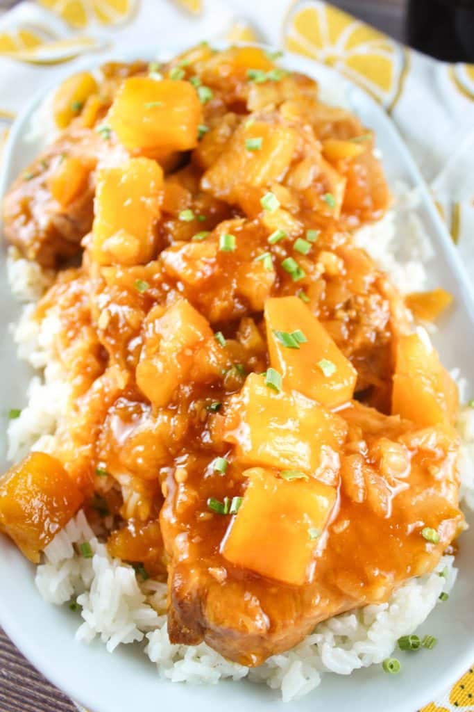 Slow Cooker Hawaiian Pork Chops