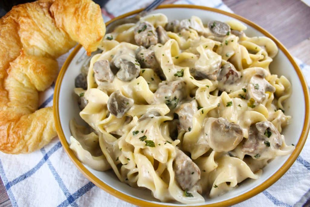 5 Ingredient Crock Pot Beef Stroganoff