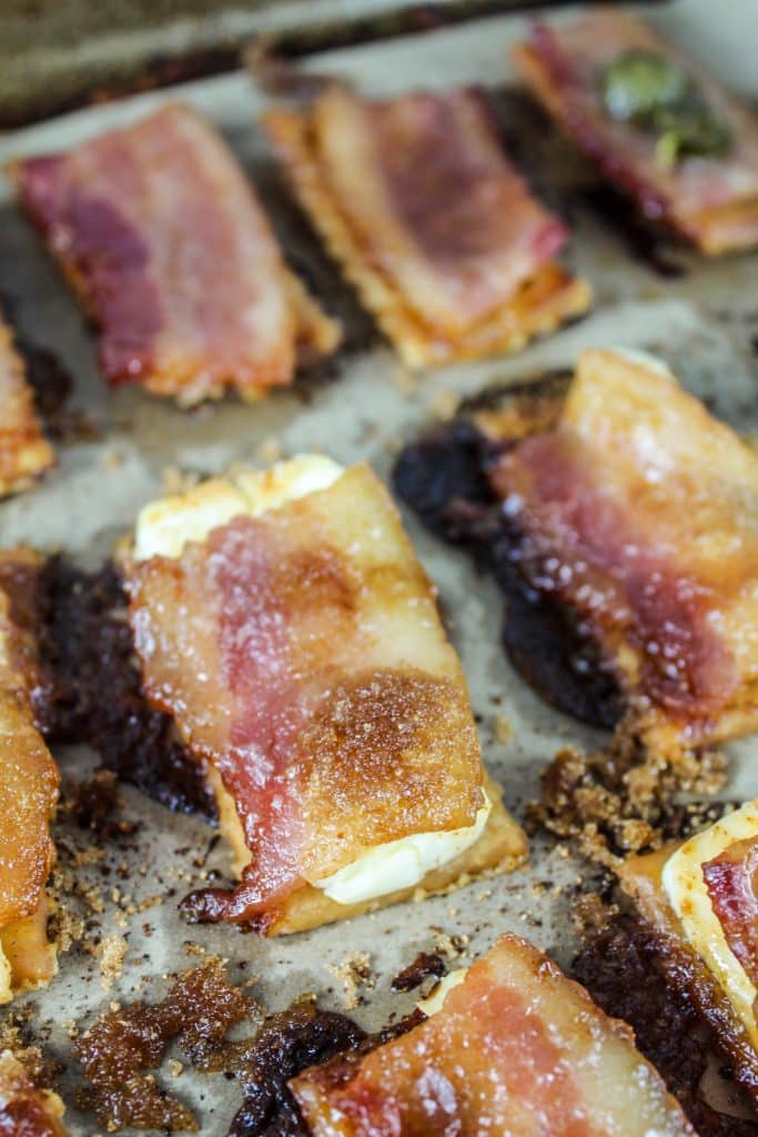 Candied Bacon Crackers