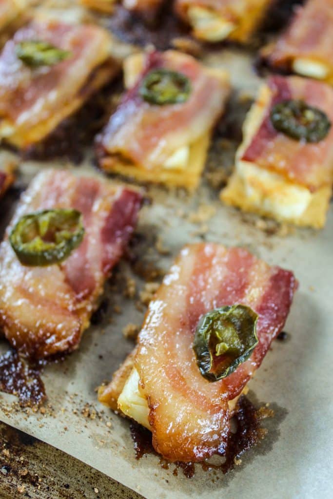 Candied Bacon Crackers