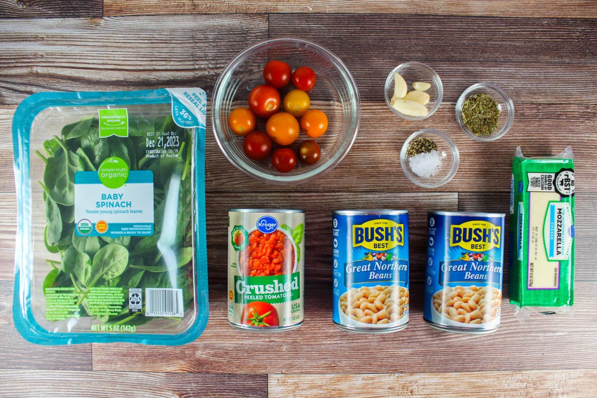 Cheesy White Bean Tomato Bake The Food Hussy