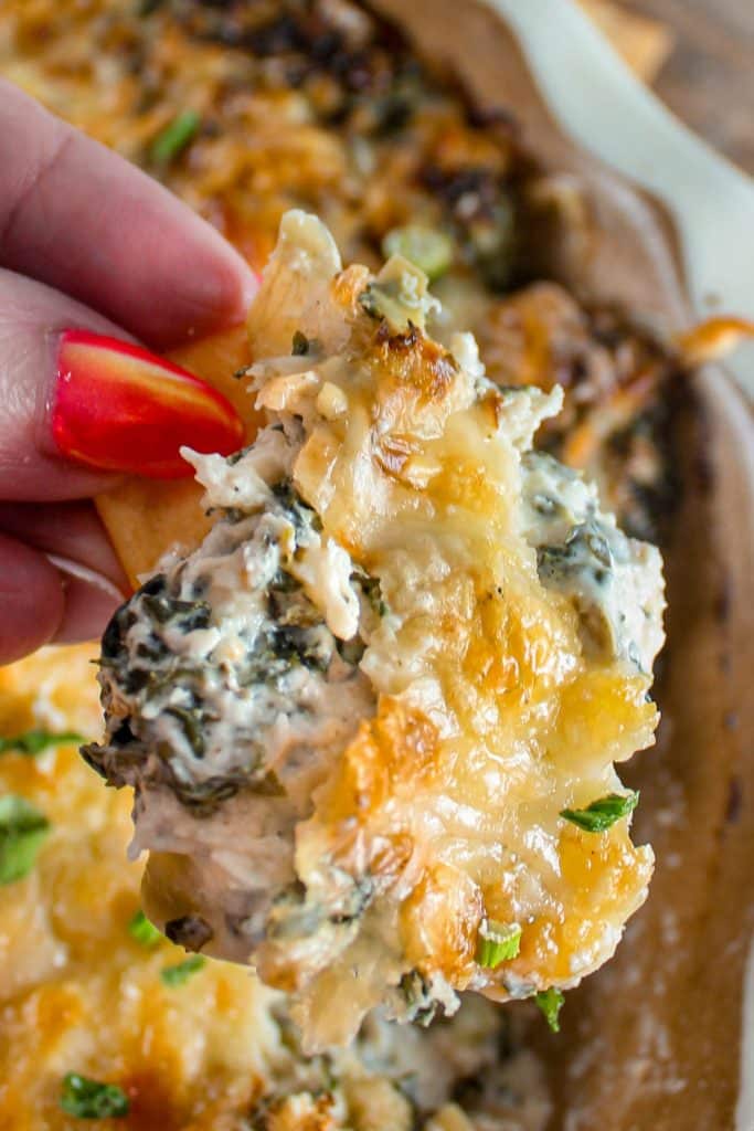 Crab Spinach Artichoke Dip