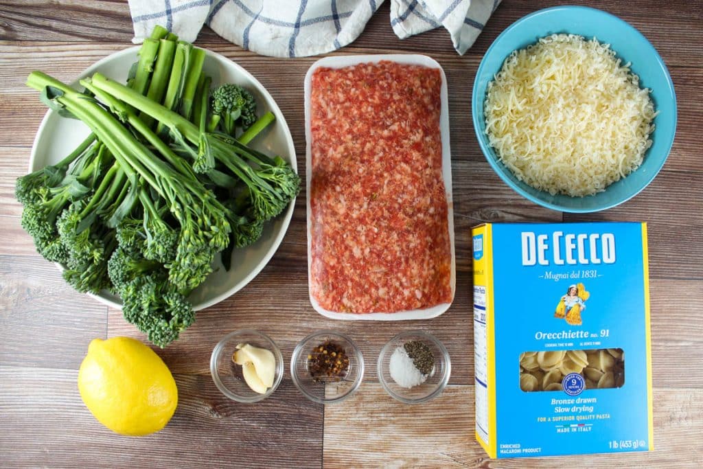 Italian Sausage and Broccolini Pasta