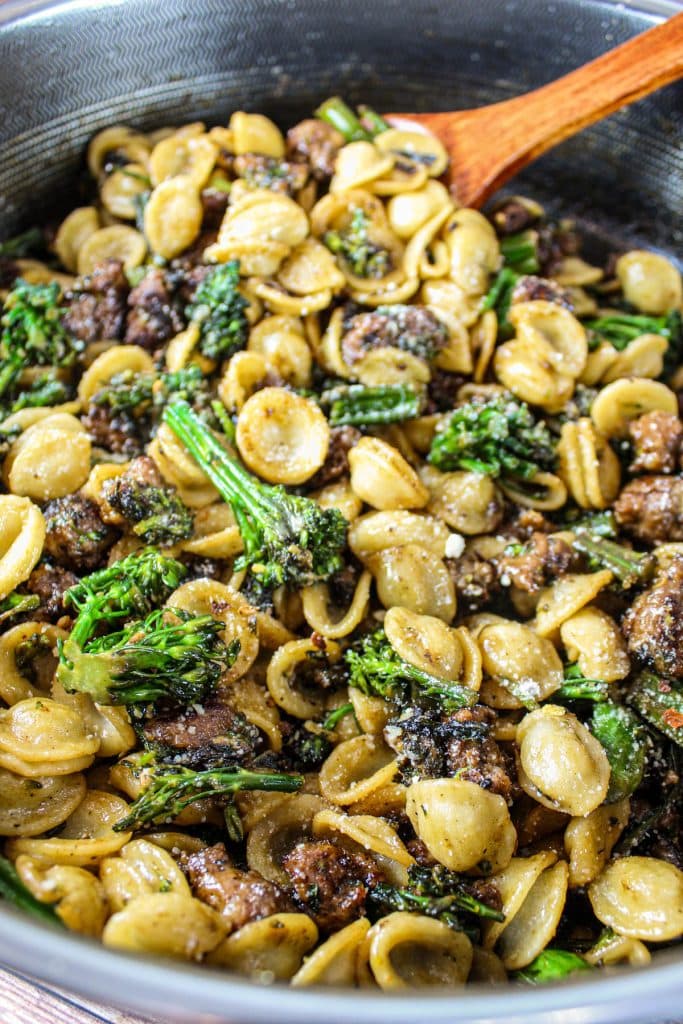 Italian Sausage and Broccolini Pasta