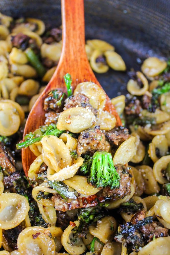 Italian Sausage and Broccolini Pasta