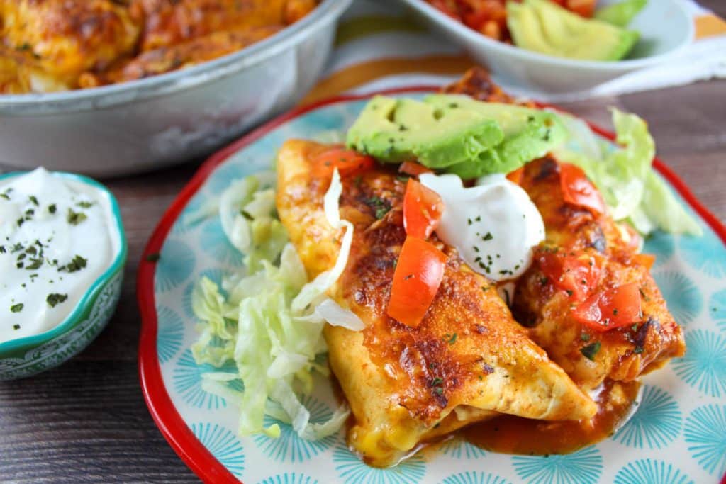 Air Fryer Enchiladas