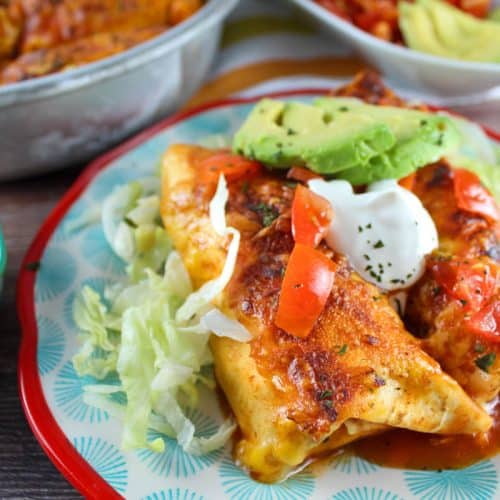 Air Fryer Enchiladas