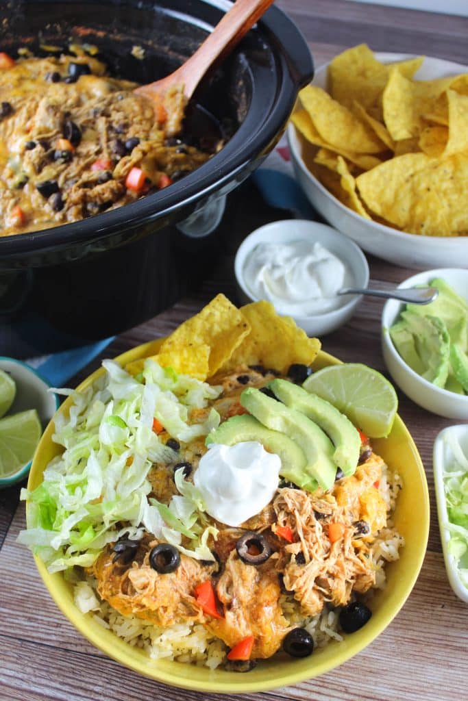 Crock Pot Chicken Enchiladas