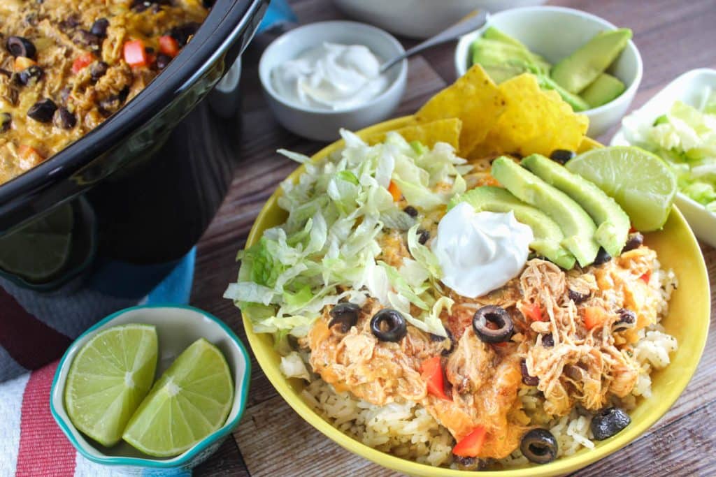 Crock Pot Chicken Enchiladas