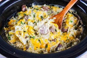 Sausage Casserole in a Slow Cooker