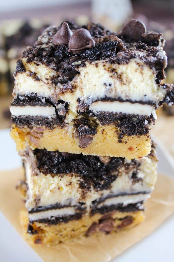 Slutty Cheesecake Bars