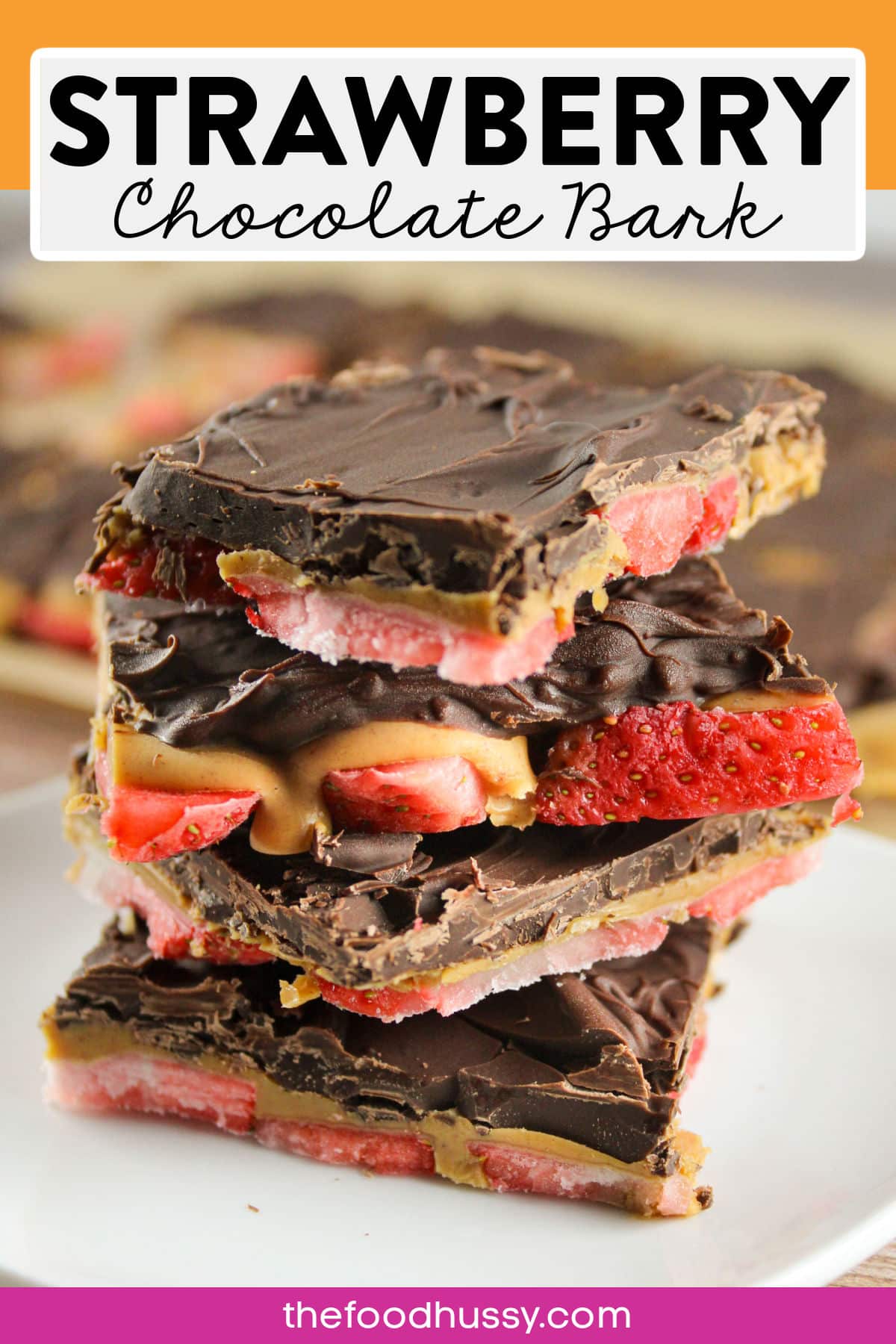 It's another "As Seen on TikTok" recipe - this time for Strawberry Chocolate Bark! I saw this and knew I had to make it! It's a yummy treat that you can keep in the freezer and grab a chunk whenever you feel the need for a sweet treat!  via @foodhussy