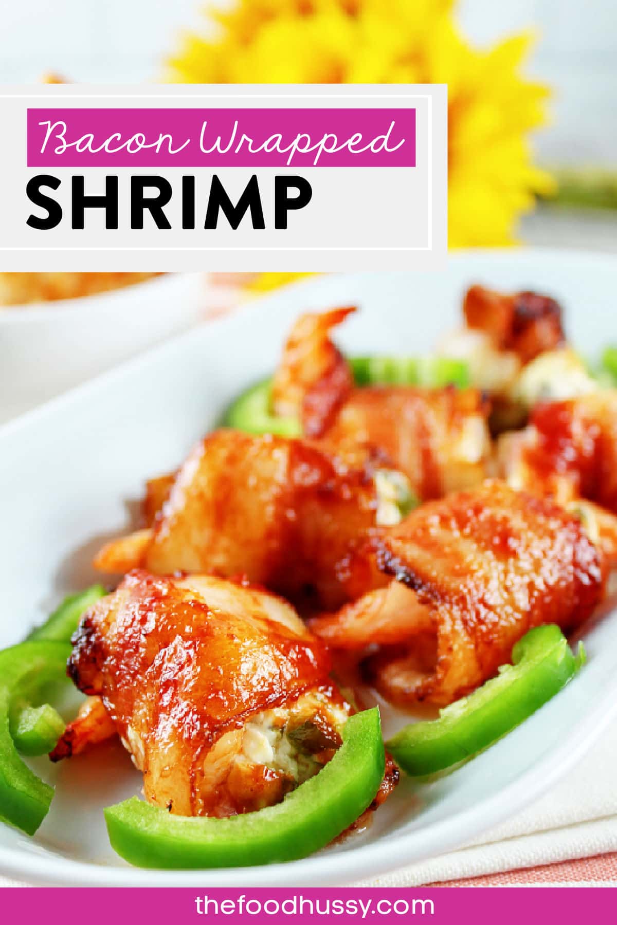 Bacon Wrapped Shrimp with Cream Cheese - need I say more? It's literally all my favorite things brought down to one sweet, spicy, crunchy and savory bite! This is a great appetizer for any occasion!   via @foodhussy
