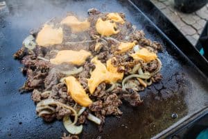 Blackstone Philly Cheese Steaks