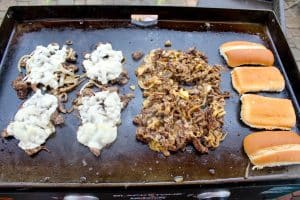 Blackstone Philly Cheese Steaks