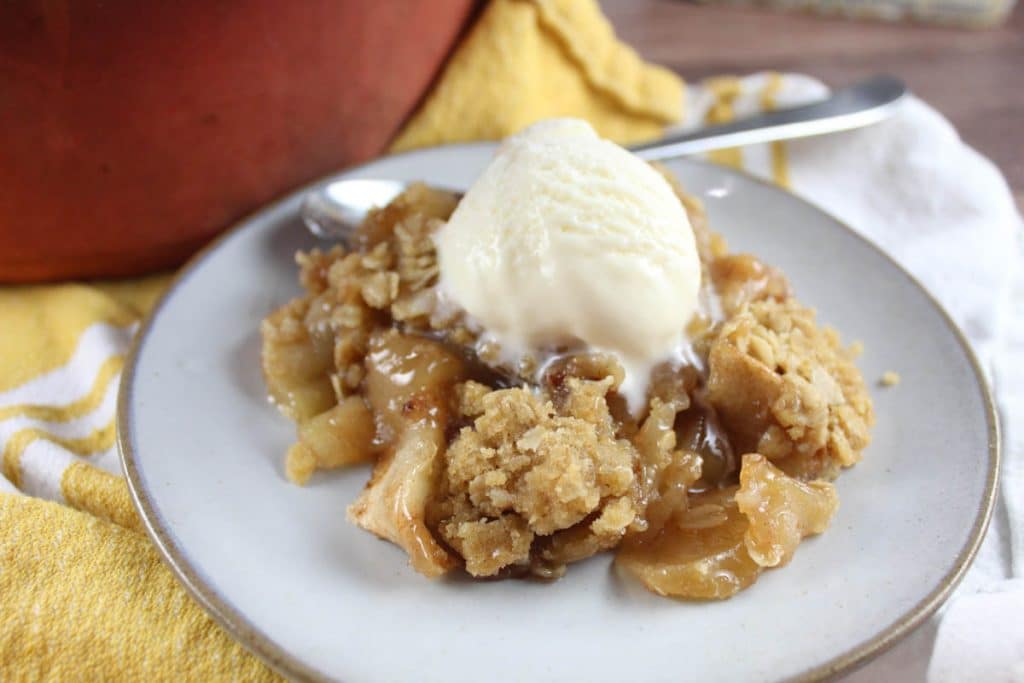 Dutch Oven Apple Crisp