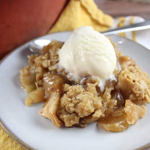 Dutch Oven Apple Crisp