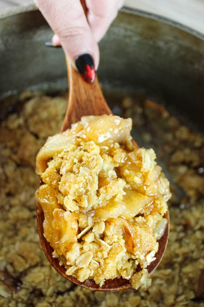 Dutch Oven Apple Crisp