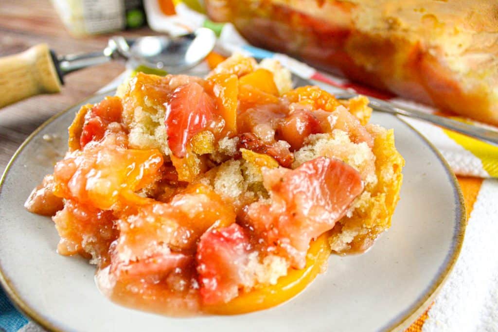 Strawberry Peach Cobbler