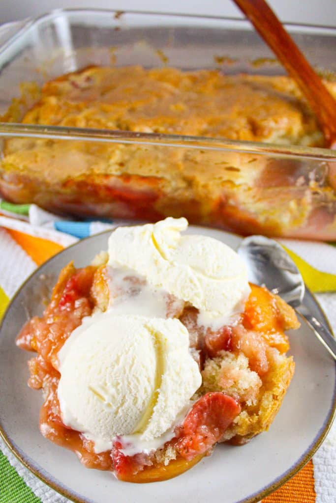 Strawberry Peach Cobbler