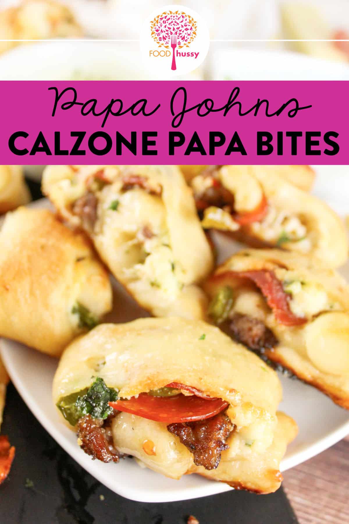 Papa John's is back at it again - this time with this menu item: New Calzone Papa Bites! Pizza crust stuffed full with crave-worthy flavors like mozzarella cheese, garlic herb ricotta, pepperoni, sausage and green pepper!  via @foodhussy