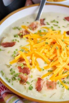 5 Ingredient Crock Pot Potato Soup