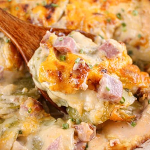 Potatoes Au Gratin with Ham