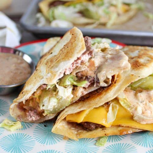 Big Mac Quesadillas