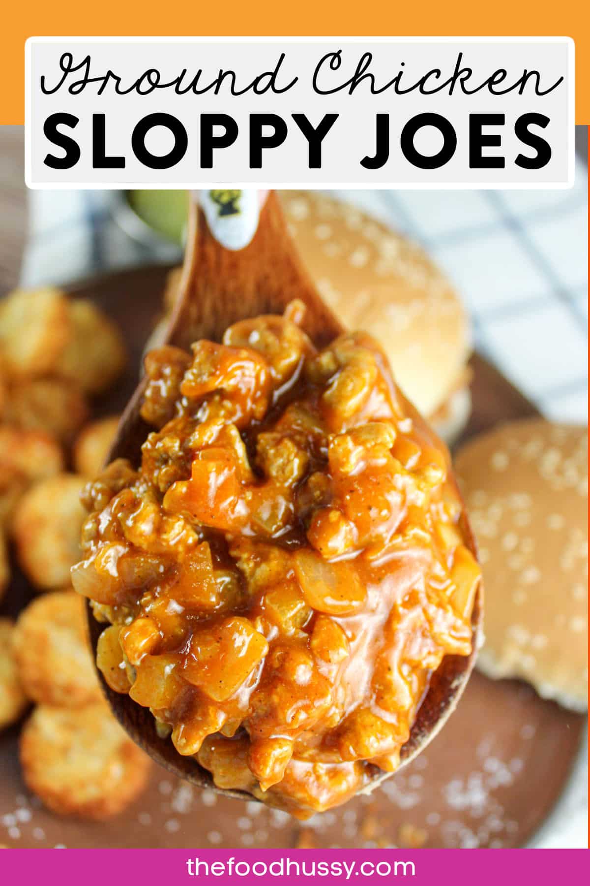 Sloppy Joes with Ground Chicken are sweet and tangy but have fewer calories than the traditional ground beef version! Bonus - they go from fridge to table in 15 minutes!  via @foodhussy