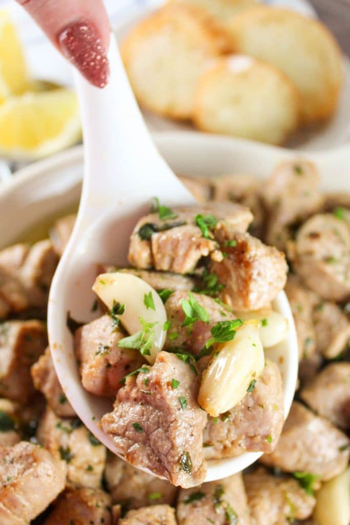 Garlic Butter Pork Bites