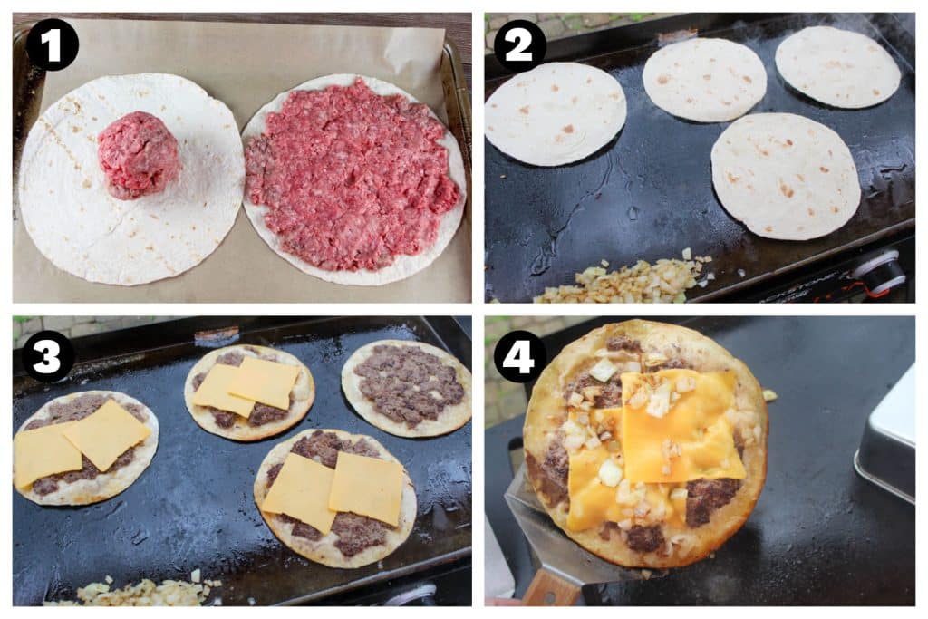 how to make Big Mac Quesadillas