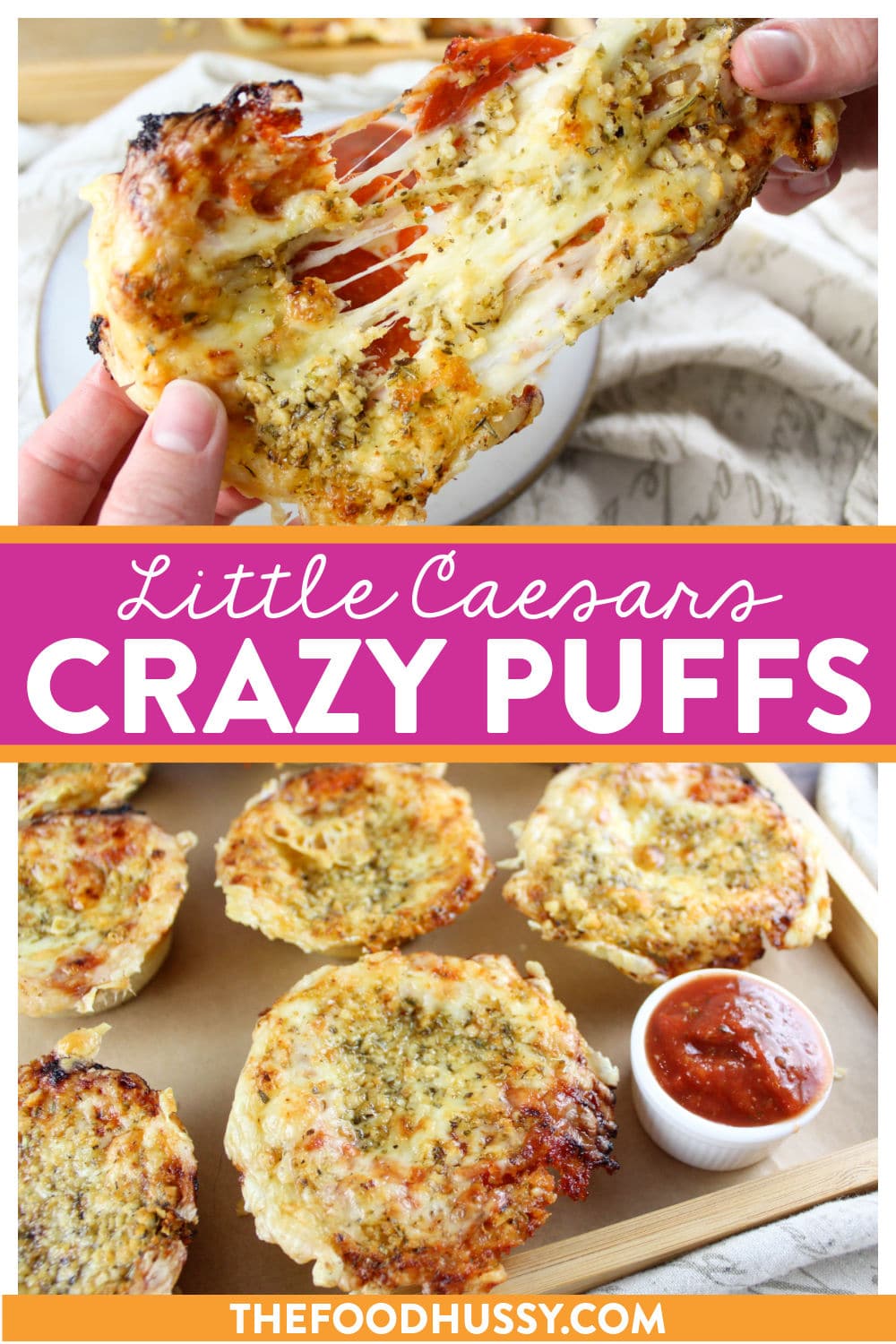 Little Caesars Crazy Puffs are the newest menu item taking social media by storm! Bites of handheld goodness filled with cheesy pepperoni pizza toppings! But guess what - you can make them at hot-n-ready AT HOME for less $$!  via @foodhussy