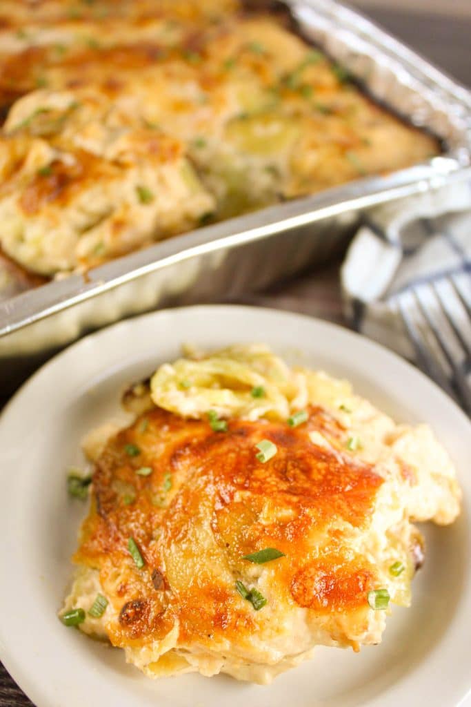 Smoked Au Gratin Potatoes