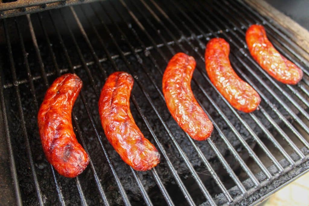 Brats on the Traeger