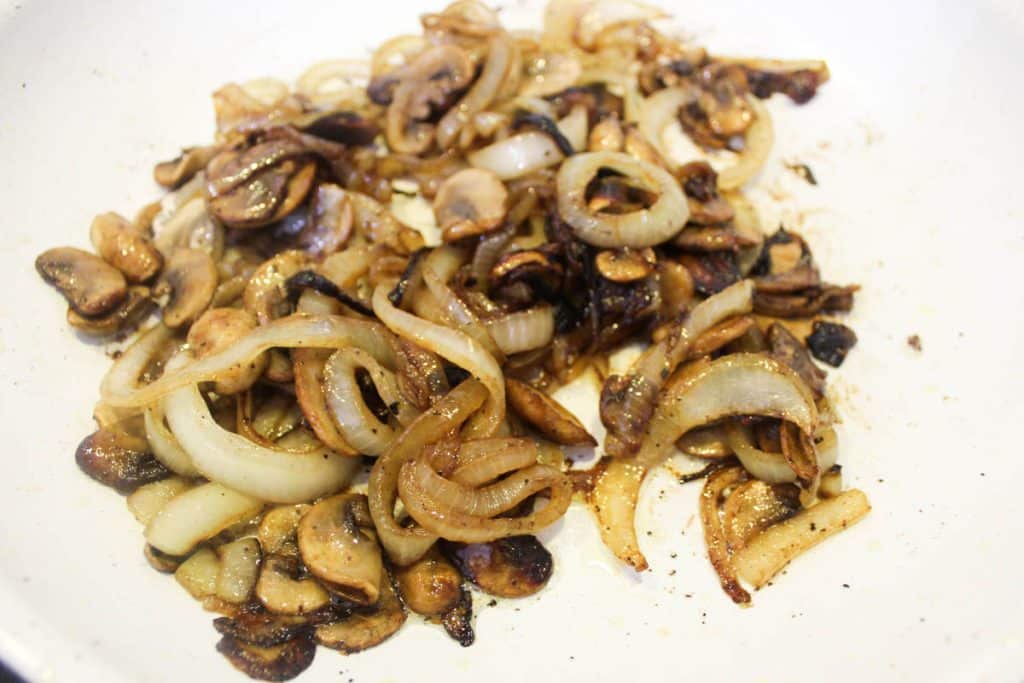 onions and mushrooms