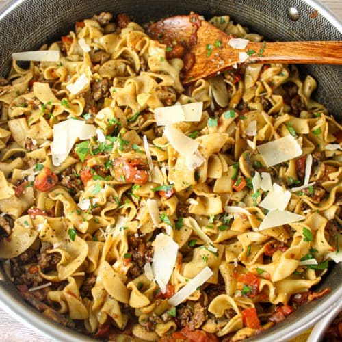 Italian Drunken Noodles