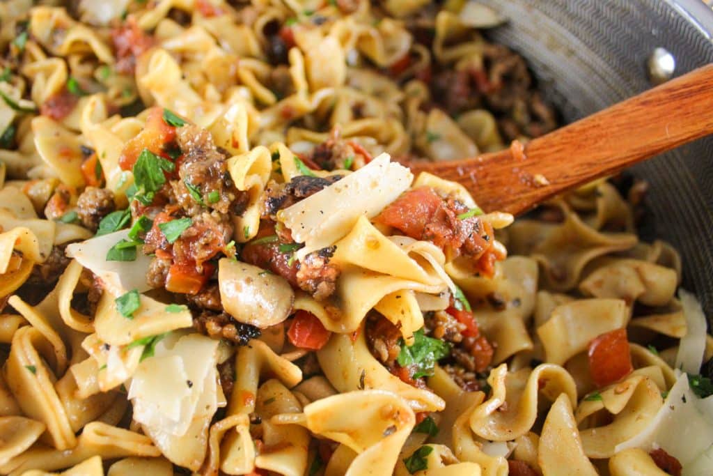 Italian Drunken Noodles