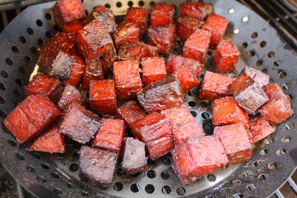 Smoked Bologna Burnt Ends The Food Hussy