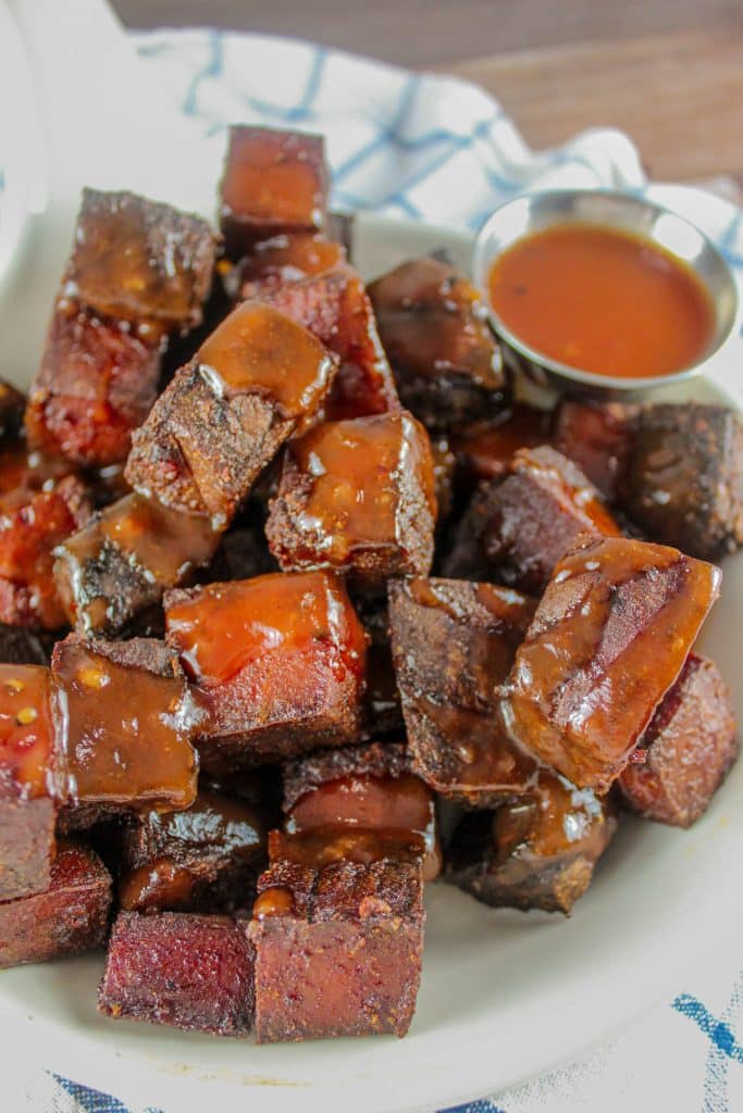 Smoked Bologna Burnt Ends