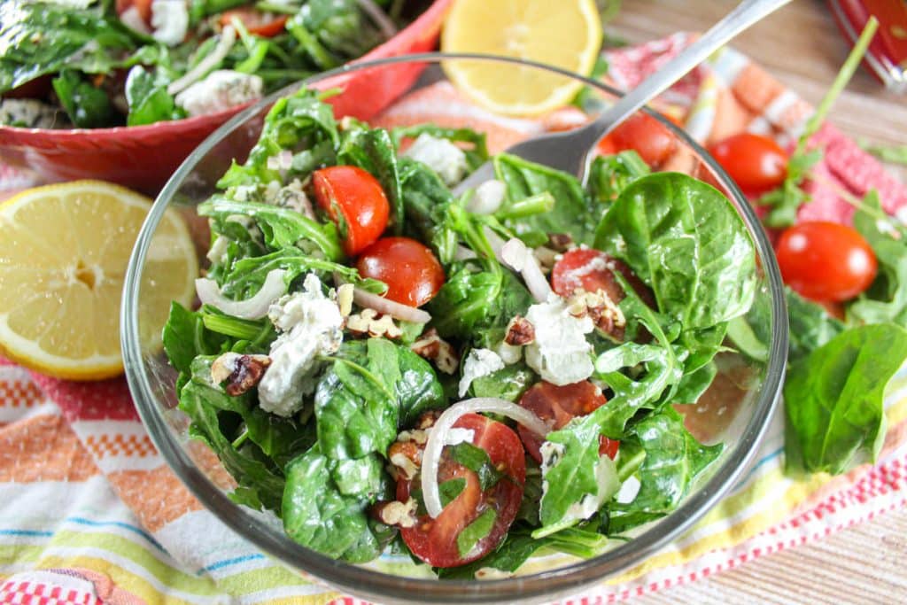 Spinach Arugula Salad