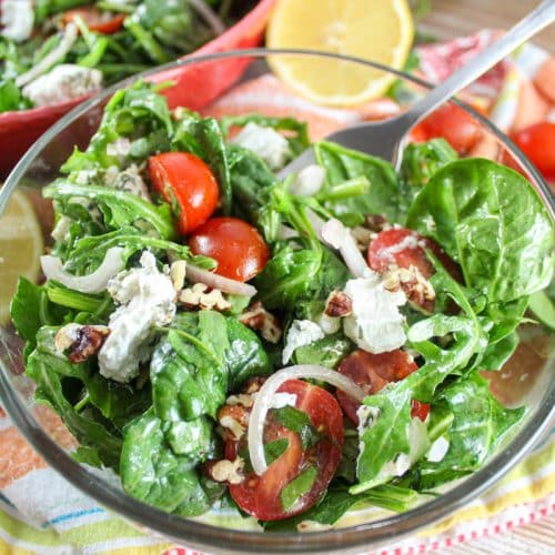 Spinach Arugula Salad